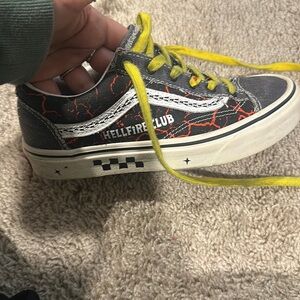 Vans limited edition Stranger Things sneakers without box